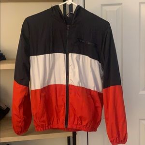 Brandy Melville hooded track jacket